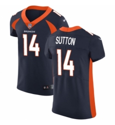 Men's Nike Denver Broncos #14 Courtland Sutton Navy Blue Alternate Vapor Untouchable Elite Player NFL Jersey