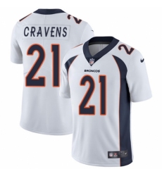 Youth Nike Denver Broncos #21 Su'a Cravens White Vapor Untouchable Limited Player NFL Jersey