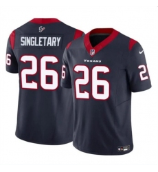 Men's Houston Texans #26 Devin Singletary Navy 2023 F.U.S.E. Vapor Untouchable Football Stitched Jersey