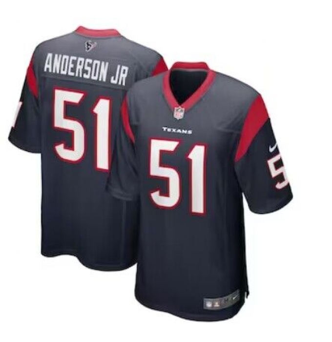 Men's Houston Texans #51 Will Anderson Jr. Nike Navy 2023 NFL Draft First Round Pick Limited Jersey