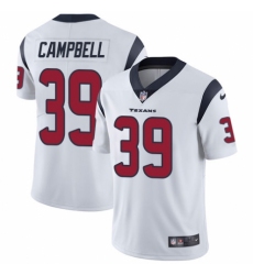 Men's Nike Houston Texans #39 Ibraheim Campbell White Vapor Untouchable Limited Player NFL Jersey