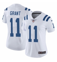 Women's Nike Indianapolis Colts #11 Ryan Grant White Vapor Untouchable Elite Player NFL Jersey