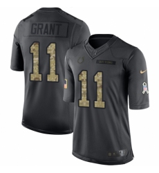 Youth Nike Indianapolis Colts #11 Ryan Grant Limited Black 2016 Salute to Service NFL Jersey