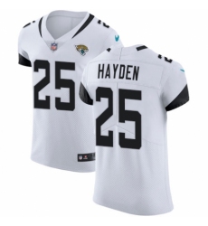 Men's Nike Jacksonville Jaguars #25 D.J. Hayden White Vapor Untouchable Elite Player NFL Jersey