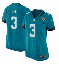 Women's Nike Jacksonville Jaguars #3 Tanner Lee Game Black Alternate NFL Jersey