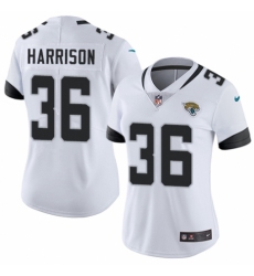 Women's Nike Jacksonville Jaguars #36 Ronnie Harrison White Vapor Untouchable Limited Player NFL Jersey