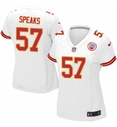 Women's Nike Kansas City Chiefs #57 Breeland Speaks Game White NFL Jersey