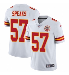 Youth Nike Kansas City Chiefs #57 Breeland Speaks White Vapor Untouchable Limited Player NFL Jersey