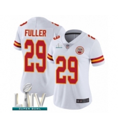 Women's Kansas City Chiefs #29 Kendall Fuller White Vapor Untouchable Limited Player Super Bowl LIV Bound Football Jersey
