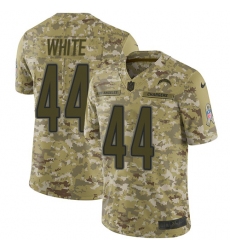 Men's Nike Los Angeles Chargers #44 Kyzir White Limited Camo 2018 Salute to Service NFL Jersey