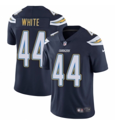 Men's Nike Los Angeles Chargers #44 Kyzir White Navy Blue Team Color Vapor Untouchable Limited Player NFL Jersey