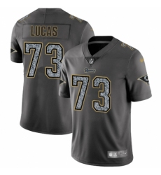 Men's Nike Los Angeles Rams #73 Cornelius Lucas Gray Static Vapor Untouchable Limited NFL Jersey