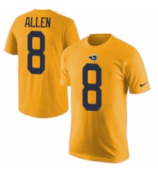 NFL Nike Los Angeles Rams #8 Brandon Allen Ash Backer T-Shirt