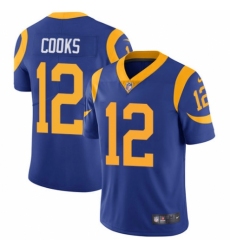 Youth Nike Los Angeles Rams #12 Brandin Cooks Royal Blue Alternate Vapor Untouchable Limited Player NFL Jersey