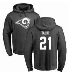 NFL Nike Los Angeles Rams #21 Aqib Talib Ash One Color Pullover Hoodie
