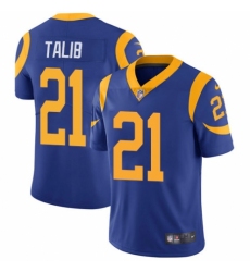 Youth Nike Los Angeles Rams #21 Aqib Talib Royal Blue Alternate Vapor Untouchable Limited Player NFL Jersey