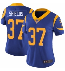 Women's Nike Los Angeles Rams #37 Sam Shields Royal Blue Alternate Vapor Untouchable Elite Player NFL Jersey