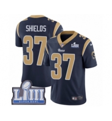 Youth Nike Los Angeles Rams #37 Sam Shields Navy Blue Team Color Vapor Untouchable Limited Player Super Bowl LIII Bound NFL Jersey
