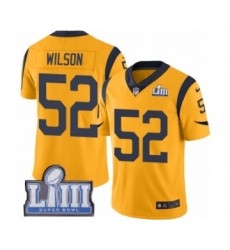 Men's Nike Los Angeles Rams #52 Ramik Wilson Limited Gold Rush Vapor Untouchable Super Bowl LIII Bound NFL Jersey