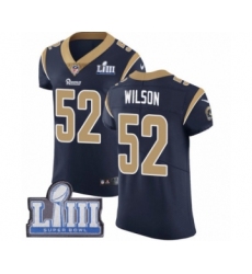 Men's Nike Los Angeles Rams #52 Ramik Wilson Navy Blue Team Color Vapor Untouchable Elite Player Super Bowl LIII Bound NFL Jersey