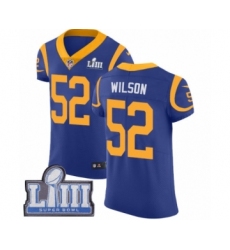 Men's Nike Los Angeles Rams #52 Ramik Wilson Royal Blue Alternate Vapor Untouchable Elite Player Super Bowl LIII Bound NFL Jersey