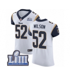 Men's Nike Los Angeles Rams #52 Ramik Wilson White Vapor Untouchable Elite Player Super Bowl LIII Bound NFL Jersey