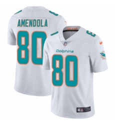 Youth Nike Miami Dolphins #80 Danny Amendola White Vapor Untouchable Limited Player NFL Jersey