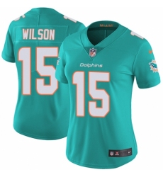 Women's Nike Miami Dolphins #15 Albert Wilson Aqua Green Team Color Vapor Untouchable Limited Player NFL Jersey