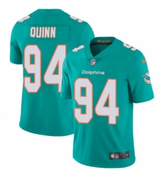 Men's Nike Miami Dolphins #94 Robert Quinn Aqua Green Team Color Vapor Untouchable Limited Player NFL Jersey