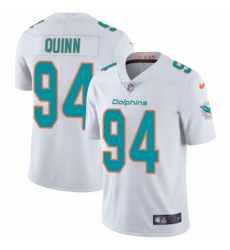 Men's Nike Miami Dolphins #94 Robert Quinn White Vapor Untouchable Limited Player NFL Jersey