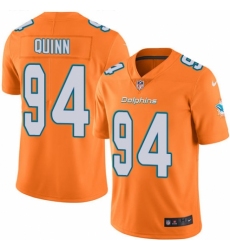 Youth Nike Miami Dolphins #94 Robert Quinn Limited Orange Rush Vapor Untouchable NFL Jersey