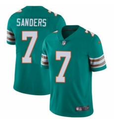 Men's Nike Miami Dolphins #7 Jason Sanders Aqua Green Alternate Vapor Untouchable Limited Player NFL Jersey