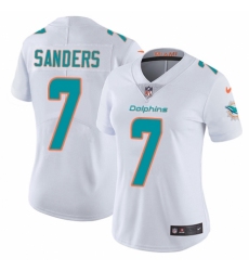 Women's Nike Miami Dolphins #7 Jason Sanders White Vapor Untouchable Elite Player NFL Jersey