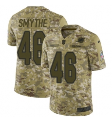 Men's Nike Miami Dolphins #46 Durham Smythe Limited Camo 2018 Salute to Service NFL Jersey