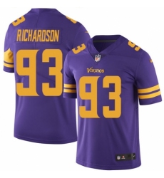 Men's Nike Minnesota Vikings #93 Sheldon Richardson Limited Purple Rush Vapor Untouchable NFL Jersey