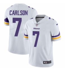 Youth Nike Minnesota Vikings #7 Daniel Carlson White Vapor Untouchable Limited Player NFL Jersey