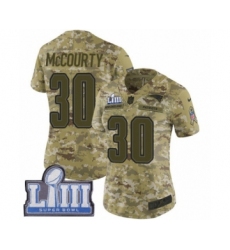 Women's Nike New England Patriots #30 Jason McCourty Limited Camo 2018 Salute to Service Super Bowl LIII Bound NFL Jersey