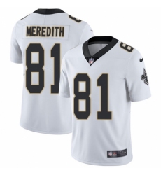Youth Nike New Orleans Saints #81 Cameron Meredith White Vapor Untouchable Limited Player NFL Jersey