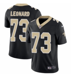 Youth Nike New Orleans Saints #73 Rick Leonard Black Team Color Vapor Untouchable Limited Player NFL Jersey