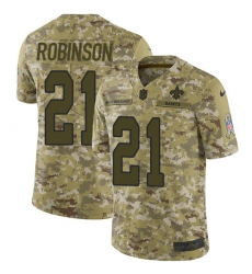 Men's Nike New Orleans Saints #21 Patrick Robinson Limited Camo 2018 Salute to Service NFL Jersey