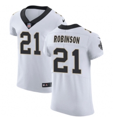 Men's Nike New Orleans Saints #21 Patrick Robinson White Vapor Untouchable Elite Player NFL Jersey
