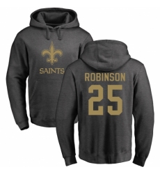 NFL Nike New Orleans Saints #25 Patrick Robinson Ash One Color Pullover Hoodie
