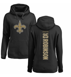 NFL Women's Nike New Orleans Saints #25 Patrick Robinson Black Backer Pullover Hoodie