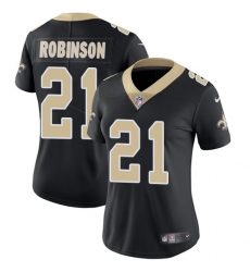 Women's Nike New Orleans Saints #21 Patrick Robinson Black Team Color Vapor Untouchable Limited Player NFL Jersey