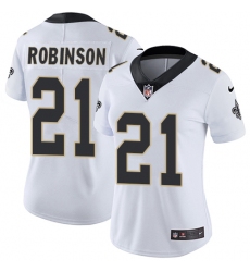 Women's Nike New Orleans Saints #21 Patrick Robinson White Vapor Untouchable Limited Player NFL Jersey