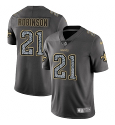 Youth Nike New Orleans Saints #21 Patrick Robinson Gray Static Vapor Untouchable Limited NFL Jersey