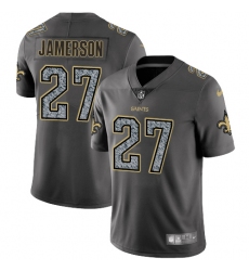 Men's Nike New Orleans Saints #27 Natrell Jamerson Gray Static Vapor Untouchable Limited NFL Jersey