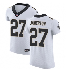 Men's Nike New Orleans Saints #27 Natrell Jamerson White Vapor Untouchable Elite Player NFL Jersey