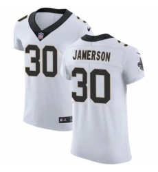 Men's Nike New Orleans Saints #30 Natrell Jamerson White Vapor Untouchable Elite Player NFL Jersey