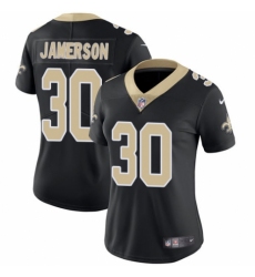 Women's Nike New Orleans Saints #30 Natrell Jamerson Black Team Color Vapor Untouchable Limited Player NFL Jersey